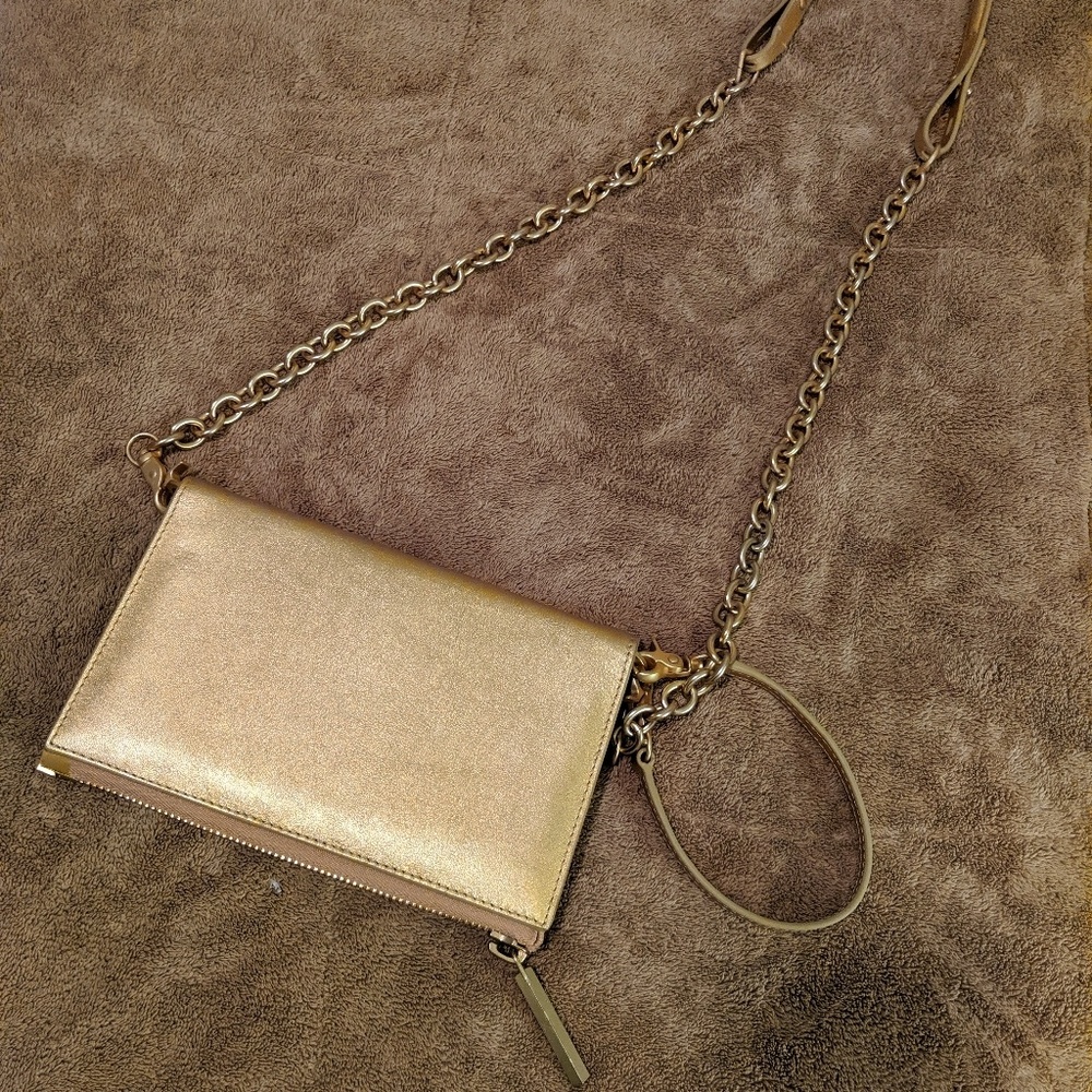 Dagne Dover Original Clutch - Champagne Gold